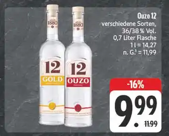 Edeka 1880 ouzo 12 gold Angebot