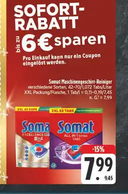 Edeka Somat excellence 5in1 caps Angebot