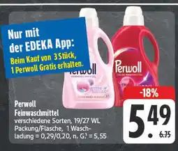 Edeka Perwoll feinwaschmittel Angebot