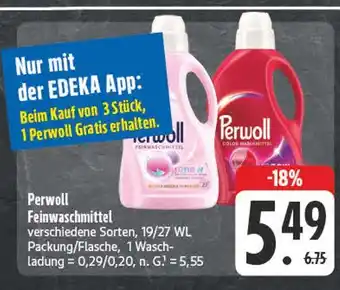 Edeka Perwoll feinwaschmittel Angebot