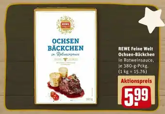 REWE Rewe feine welt ochsenbäckchen Angebot