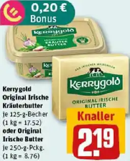 REWE Kerrygold Original Irische Kräuterbutter oder Original Irische Butter Angebot
