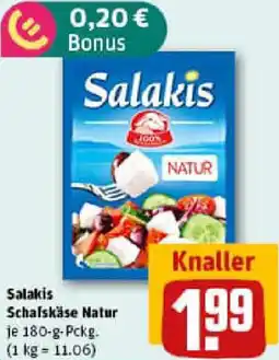 REWE Salakis Schafskäse Natur Angebot