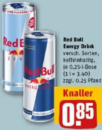 REWE Red Bull Energy Drink Angebot