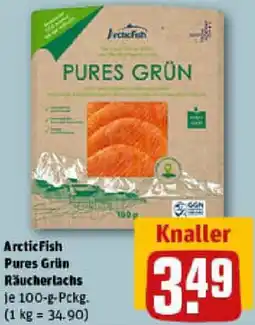 REWE ArcticFish Pures Grün Räucherlachs Angebot