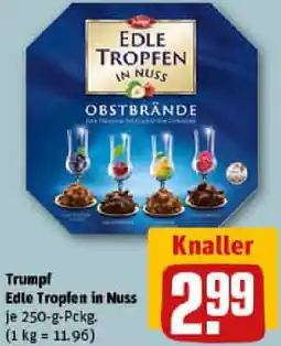 REWE Trumpf Edle Tropfen in Nuss Angebot