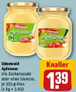 REWE Odenwald Apfelmus Angebot