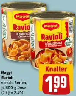 REWE Maggi Ravioli Angebot