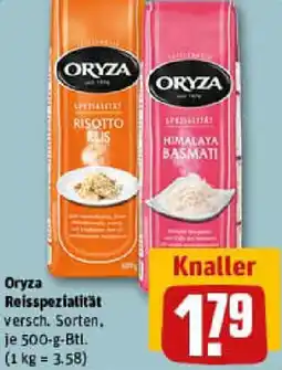 REWE Oryza Reisspezialität Angebot