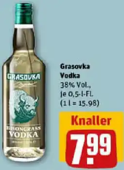 REWE Grasovka Vodka Angebot