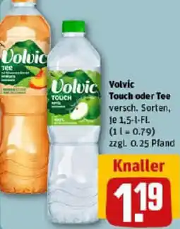 REWE Volvic Touch oder Tee Angebot