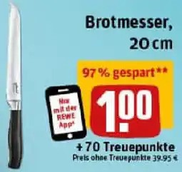REWE Brotmesser, 20 cm Angebot