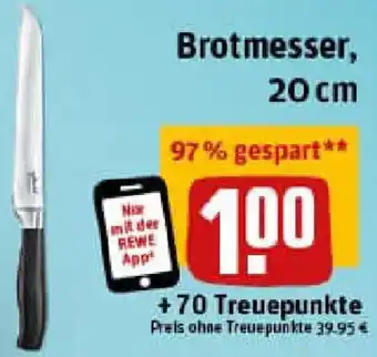 REWE Brotmesser, 20 cm Angebot