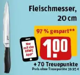 REWE Fleischmesser, 20 cm Angebot