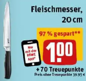 REWE Fleischmesser, 20 cm Angebot