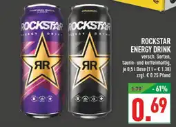 Marktkauf Rockstar energy drink tropical guava Angebot
