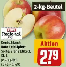 REWE Rote Tafeläpfel Angebot
