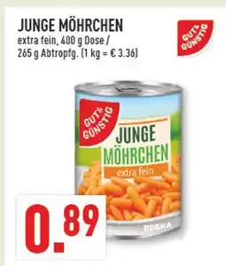 Marktkauf Gut & günstig junge möhrchen Angebot
