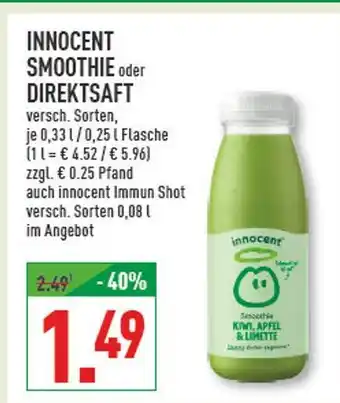 Marktkauf Innocent smoothie oder direktsaft Angebot