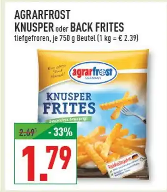 Marktkauf Agrarfrost knusper frites Angebot