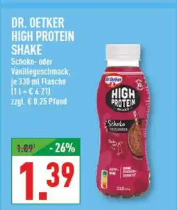Marktkauf Dr. oetker high protein shake schoko Angebot