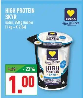 Marktkauf Edeka herzstücke high protein skyr Angebot