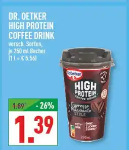 Marktkauf Dr. oetker high protein coffee drink Angebot