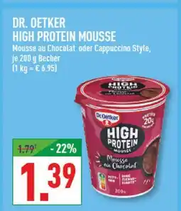 Marktkauf Dr. oetker high protein mousse mousse au chocolat Angebot