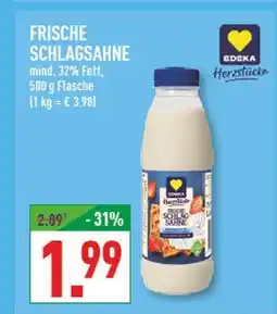 Marktkauf Edeka herzstücke frische schlagsahne Angebot