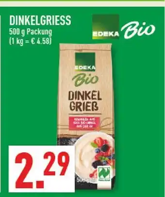 Marktkauf Edeka bio dinkelgrieß Angebot