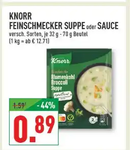 Marktkauf Knorr feinschmecker suppe oder sauce Angebot