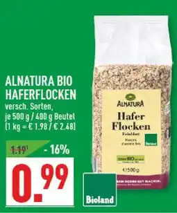 Marktkauf Alnatura bio haferflocken Angebot