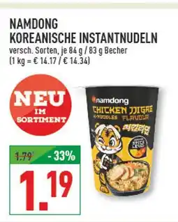 Marktkauf Namdong koreanische instantnudeln Angebot