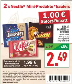 Marktkauf Nestlé kitkat mini Angebot