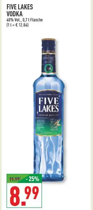 Marktkauf Five lakes vodka Angebot