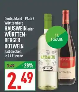 Marktkauf Hauswein hauswein halbtrocken Angebot