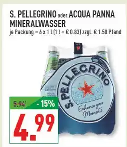 Marktkauf S. pellegrino mineralwasser Angebot