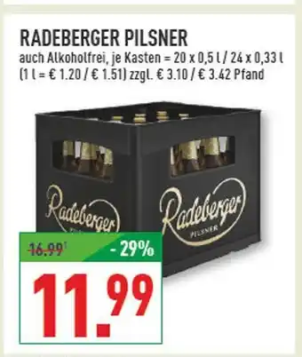 Marktkauf Radeberger pilsner Angebot