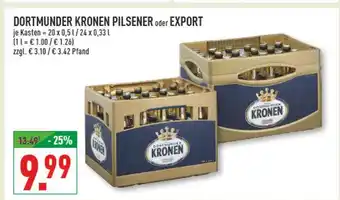 Marktkauf Dortmunder kronen pilsener Angebot