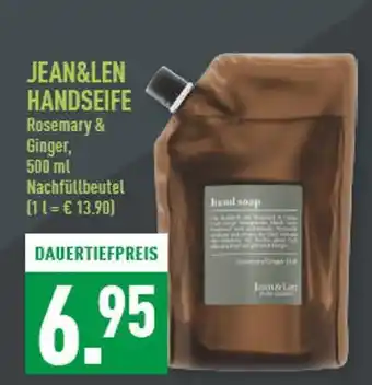 Marktkauf Jean&len handseife rosemary & ginger Angebot