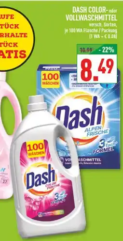 Marktkauf Dash color frische waschmittel Angebot
