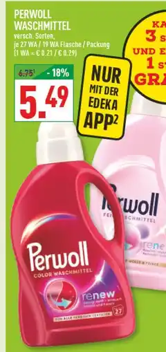 Marktkauf Perwoll waschmittel Angebot