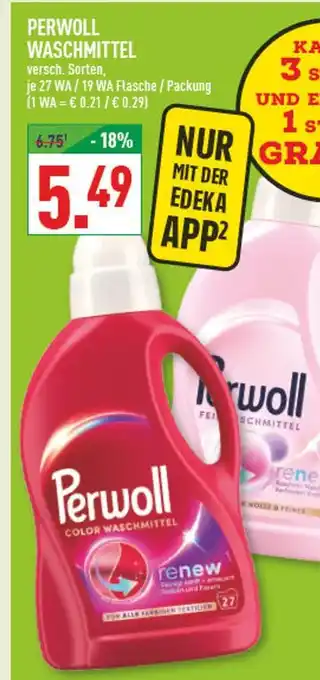 Marktkauf Perwoll waschmittel Angebot