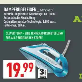 Marktkauf Dampfbügeleisen Angebot