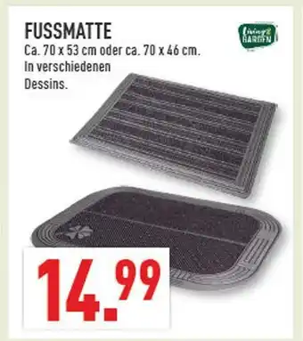 Marktkauf Living garten fussmatte Angebot
