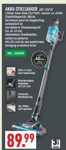 Marktkauf Akku-stielsauger Angebot