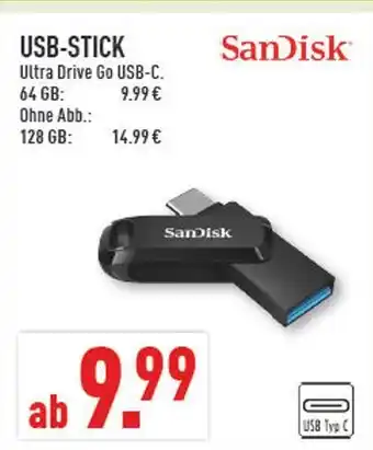 Marktkauf Sandisk usb-stick ultra drive go usb-c 64 gb Angebot