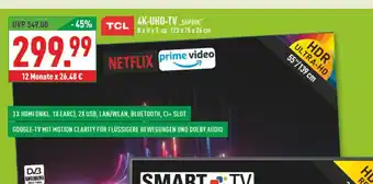 Marktkauf Tcl 4k-uhd-tv 55p61k Angebot