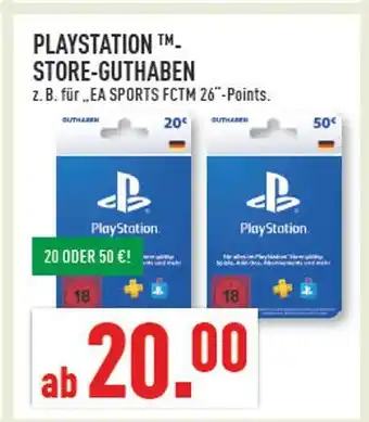 Marktkauf Playstation store-guthaben 20€ Angebot