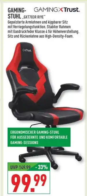 Marktkauf Trust gaming-stuhl gx703r riye Angebot